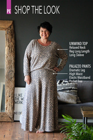 Loungewear Palazzo Pants suit sewing pattern