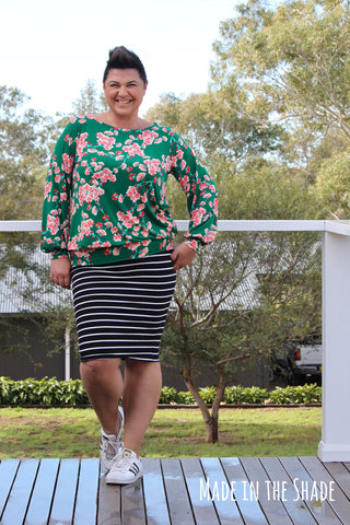 Pattern Emporium Bishop Sleeve Top Ladies Sewing pattern