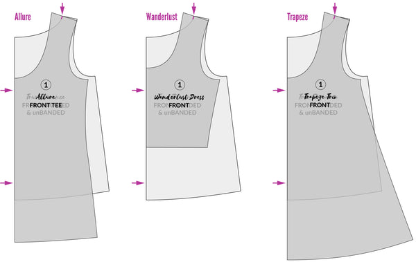 Pattern Hack : Add a Different Neckline Bishop Sleeve Top