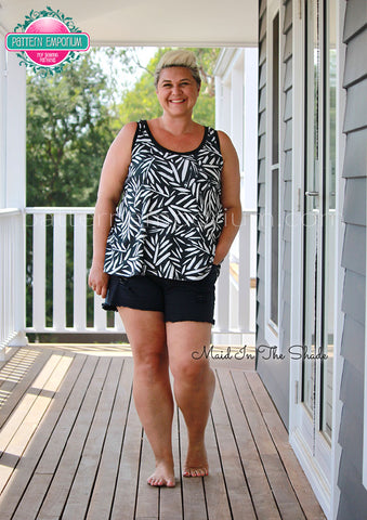 Sew a sleeveless trapeze for summer by Pattern Emporium