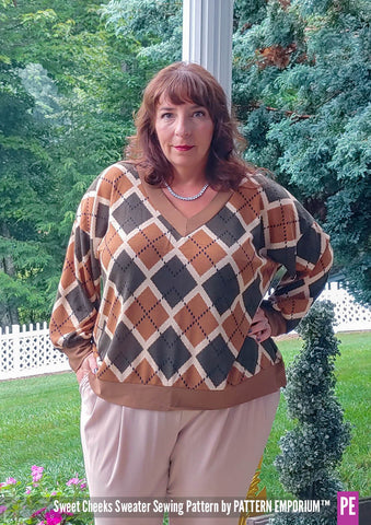 Career dressing sew a cosy sweater for work - sewing pattern