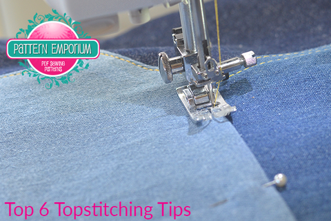 Top 6 topstitching tips by Pattern Emporium sewing patterns