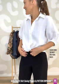 All In Easy Fit Shirt Sewing Pattern - PATTERN EMPORIUM