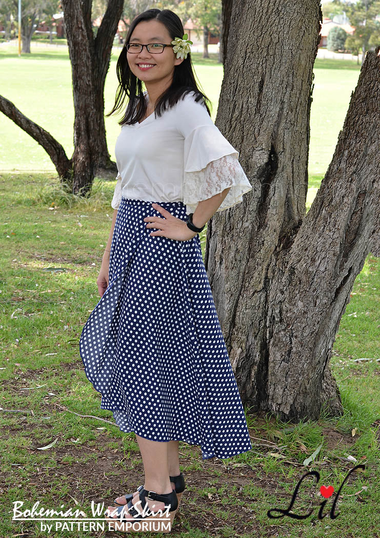 Wrap Skirt Sewing Pattern | Bohemian Sewing Patterns Online