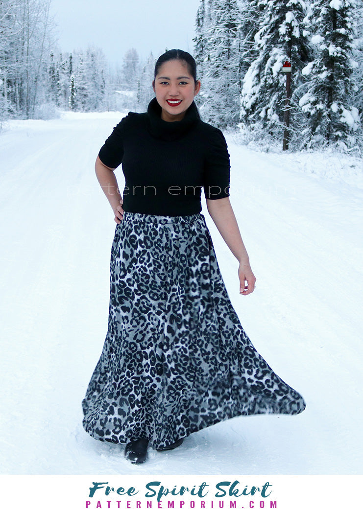 split skirt dress pattern