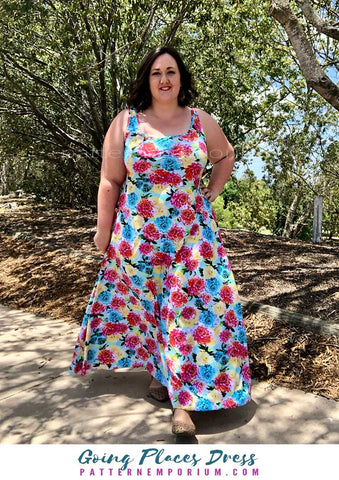 STYLE CHAT : Fit & Flare Going Places Dress - PATTERN EMPORIUM