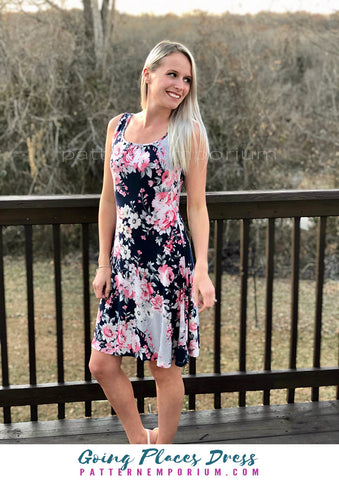 STYLE CHAT : Fit & Flare Going Places Dress - Pattern Emporium