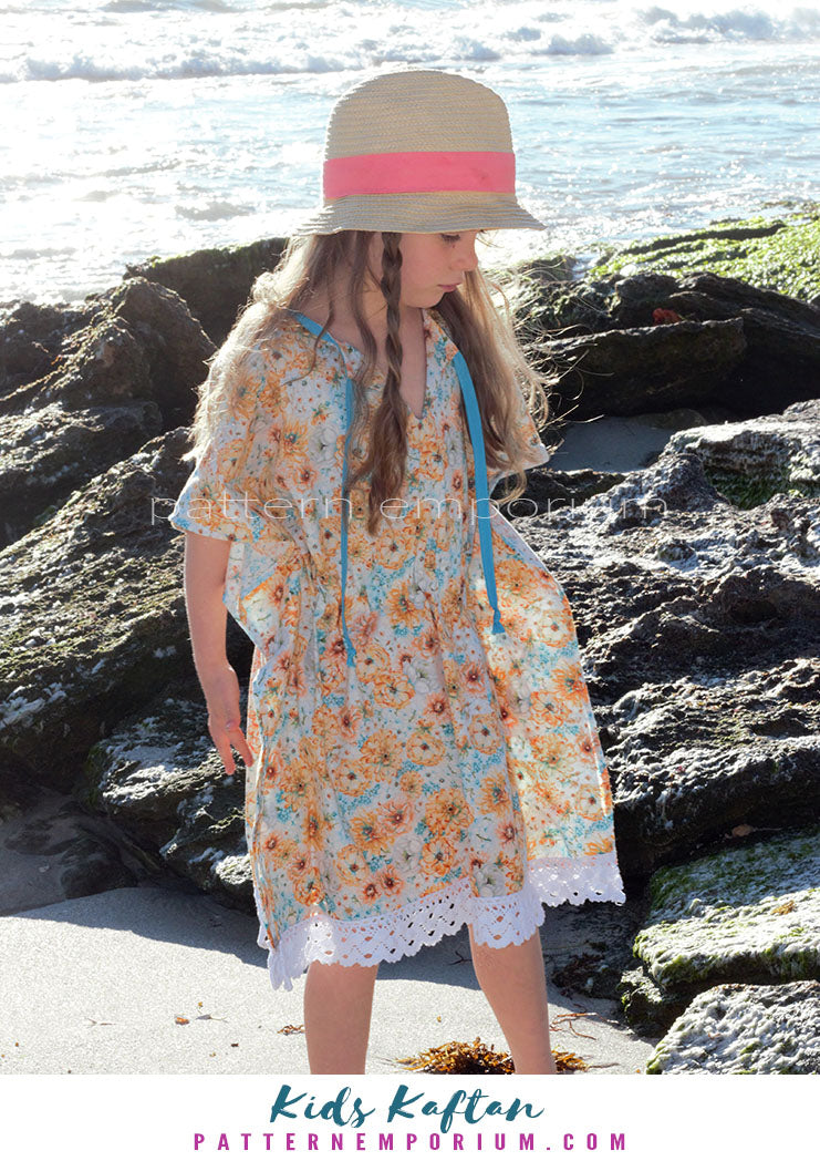 Kids kaftan sewing pattern