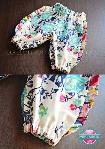 Harem Pants Sewing Pattern for Premature & Small Babies
