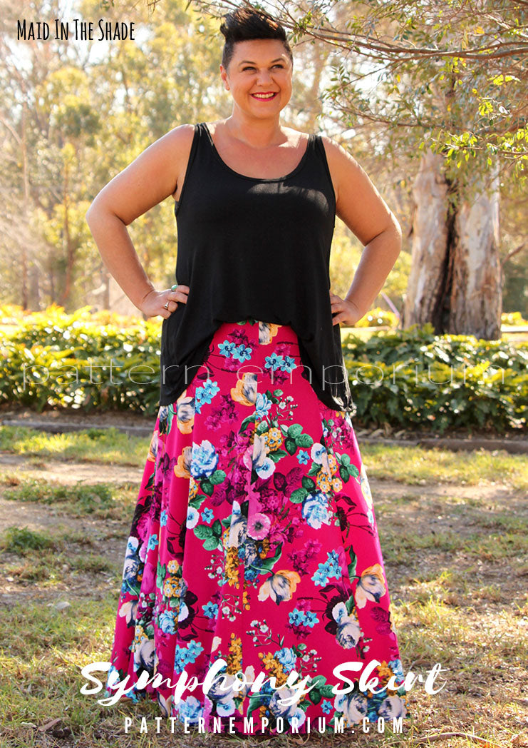 Symphony Skirt - Gored Skirt PDF Sewing Pattern - PATTERN EMPORIUM