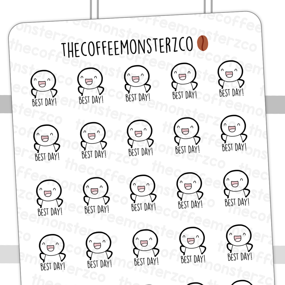 PREORDER Sticker Binder - Planner Supplies Cover – TheCoffeeMonsterzCo