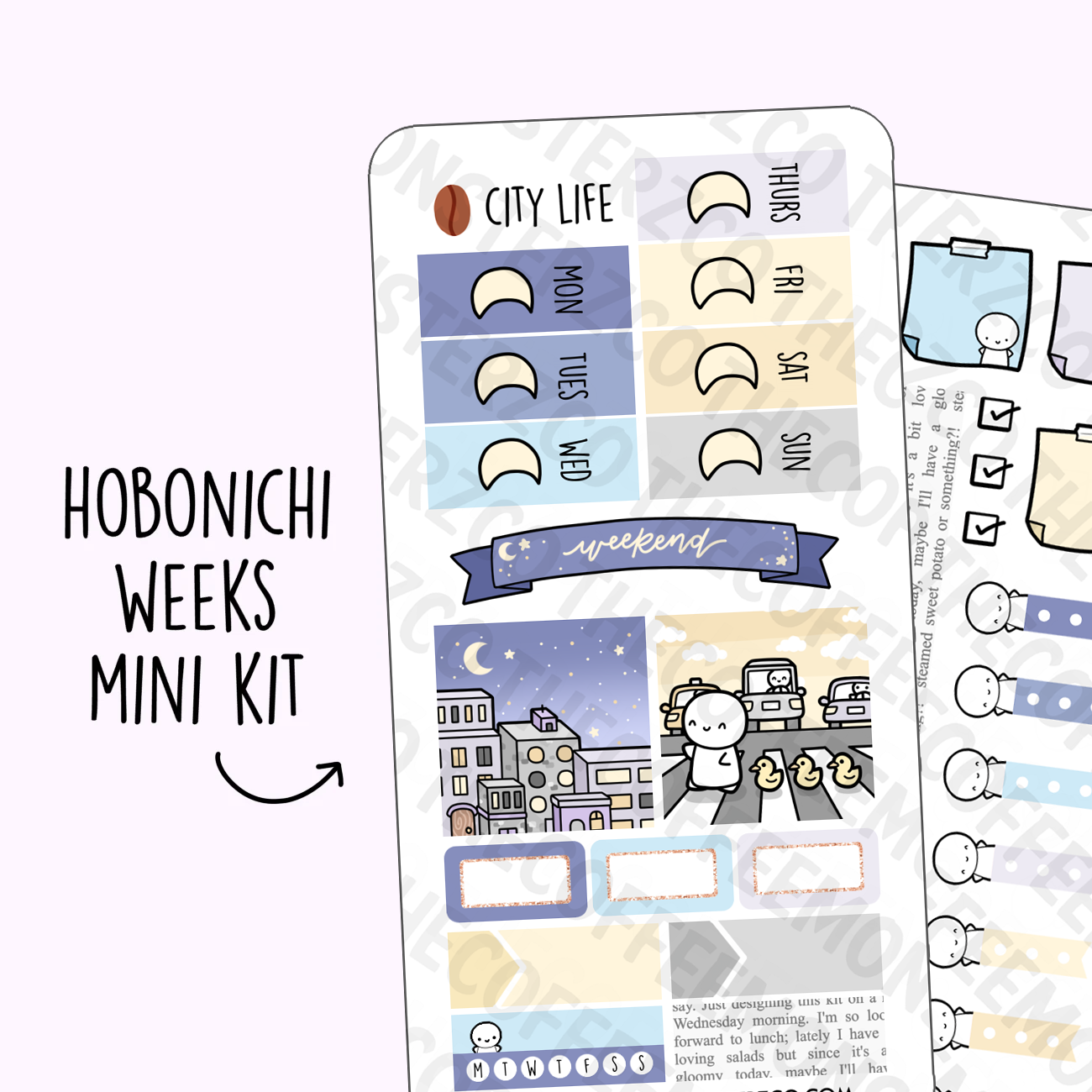 Hobonichi Weeks Sticker Kit: Nov 2021 – The Planner Society