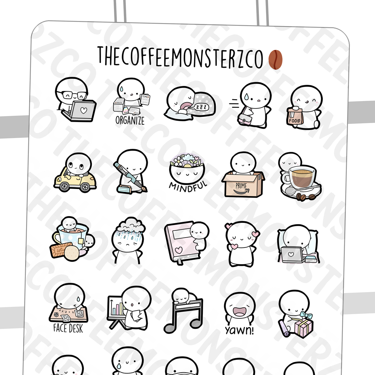 2023 Holiday Stickers (FINAL STOCK) – TheCoffeeMonsterzCo