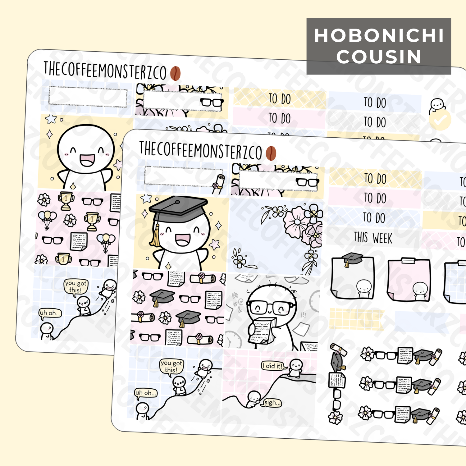 Hobonichi Cousin Monthly Pick Your Month Back to School Primary Planne –  Adorably Amy Designs