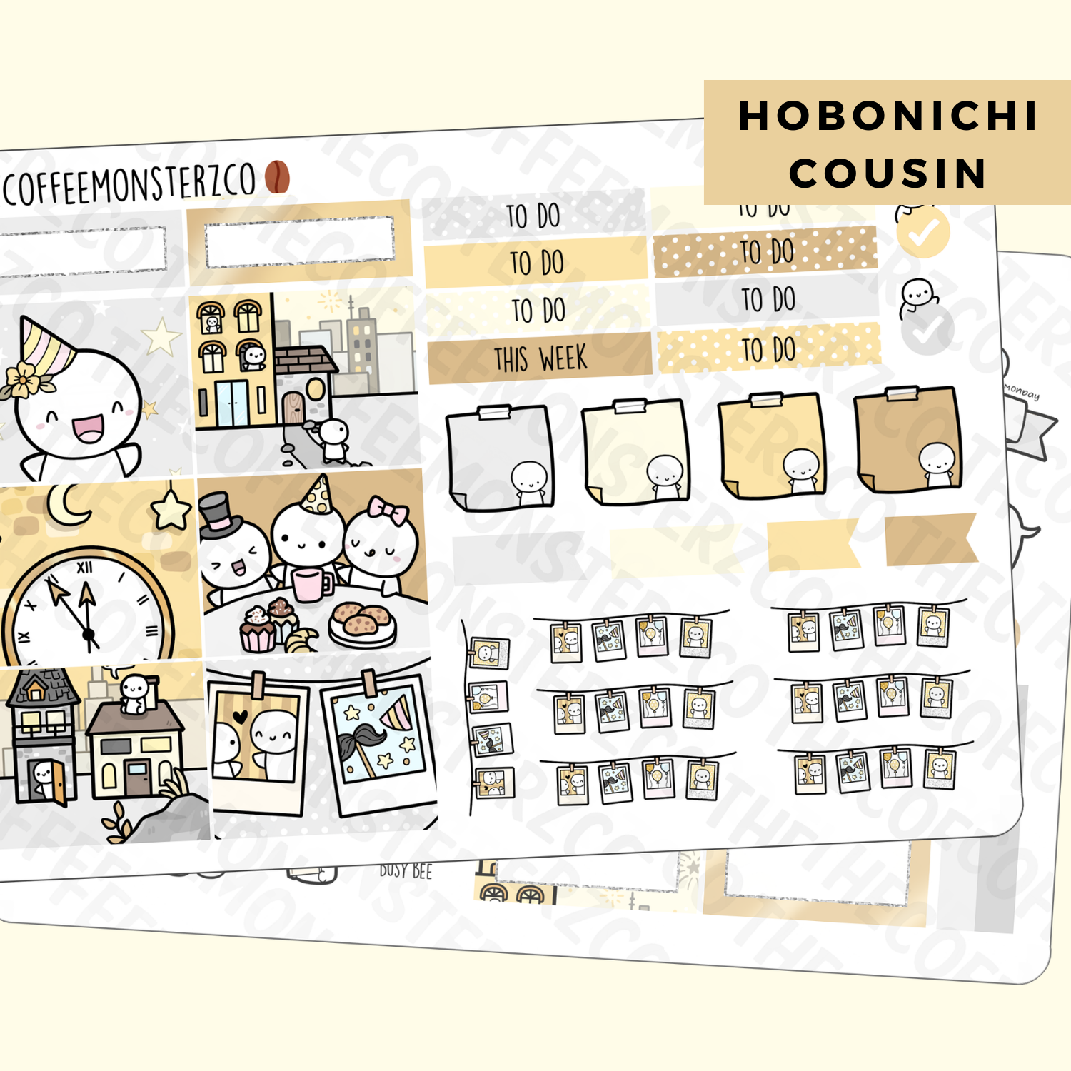 Hobonichi Cousin Monthly Pick Your Month New Year Wishes Planner Stick –  Adorably Amy Designs