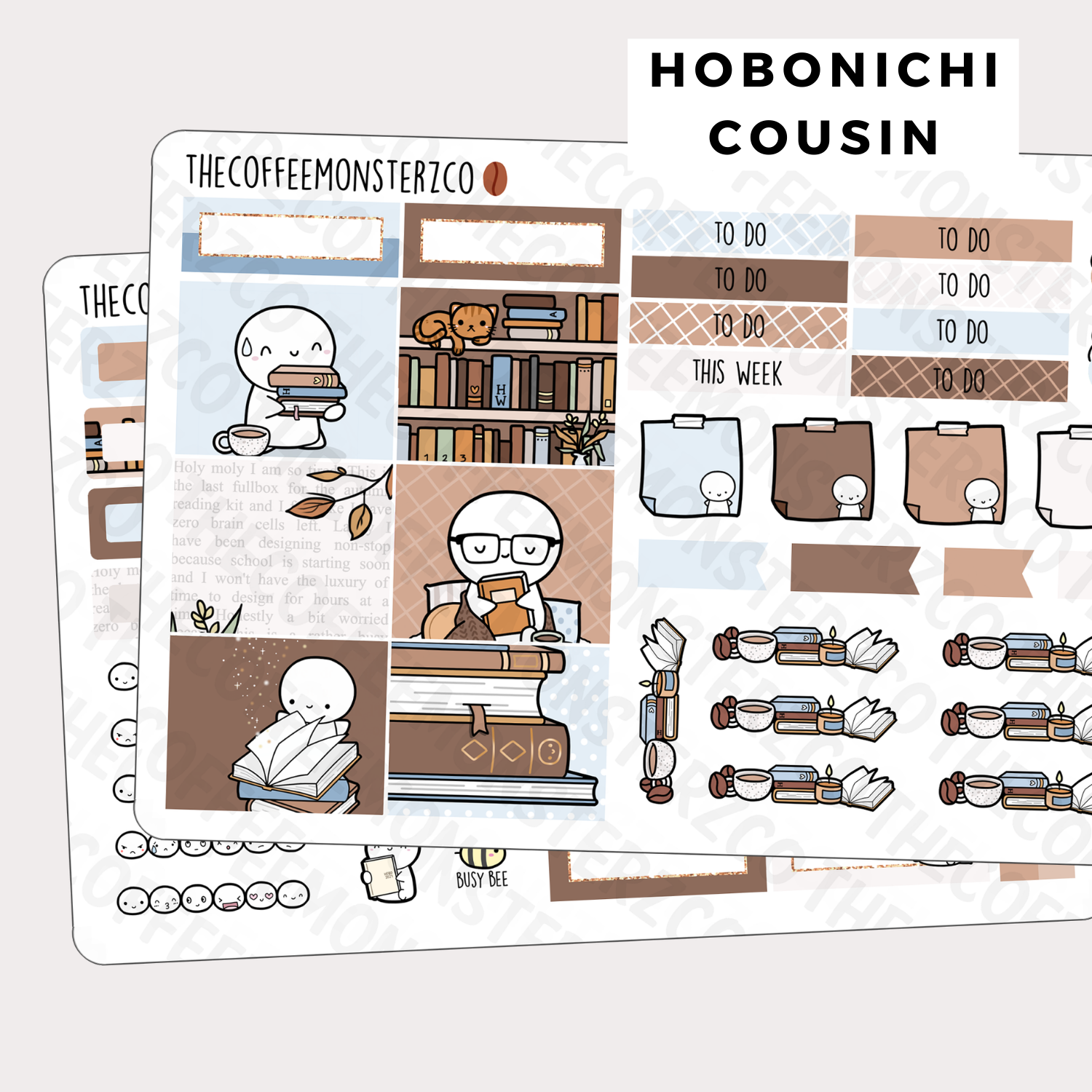 Aloha Hobonichi Cousin planner sized stickers – Dicope Stickers