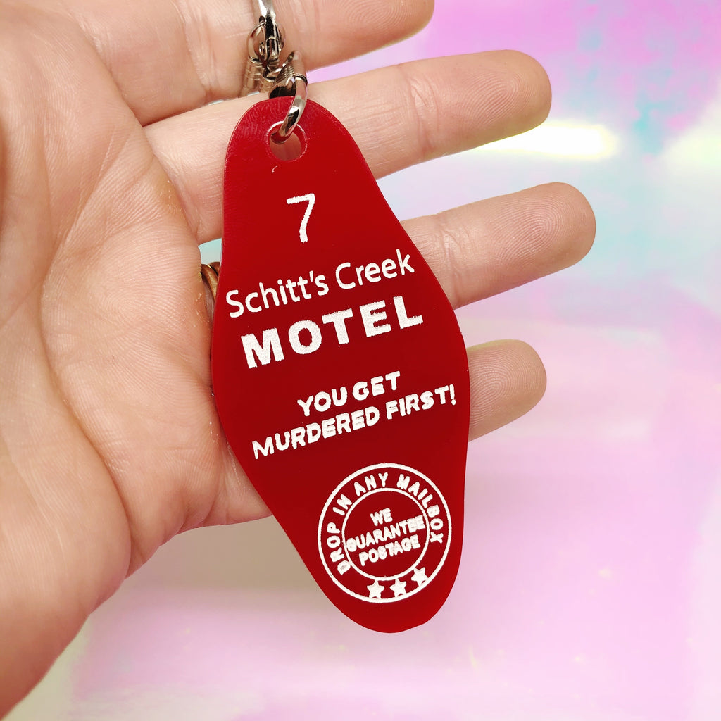 Download Schitts Creek Motel Keychain The Foxy Hipster