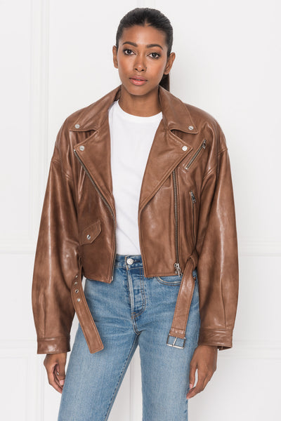 DYLAN | 80's Leather Biker Jacket