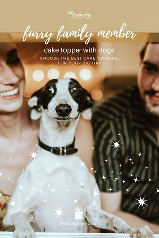 dog wedding cake toppers
