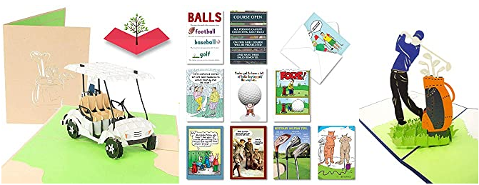 Gift idea for golf lover | Funny Birthday Cards | Greeting for Golfer