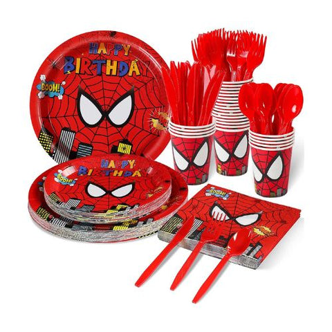Homemade Spiderman Birthday Party Theme | Charmerry