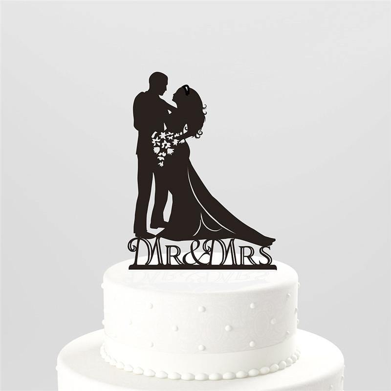 Bride Groom Cake Topper Military Wedding Party Soldier Army