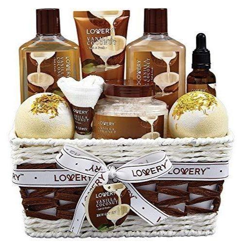  Spa Luxetique Gift Baskets for Women, Spa Gifts for Women -  10pcs Lavender Bath Gifts with Bath Bomb, Body Lotion, Bubble Bath,  Relaxing Spa Baskets for Women Gift, Christmas, Birthday Gifts