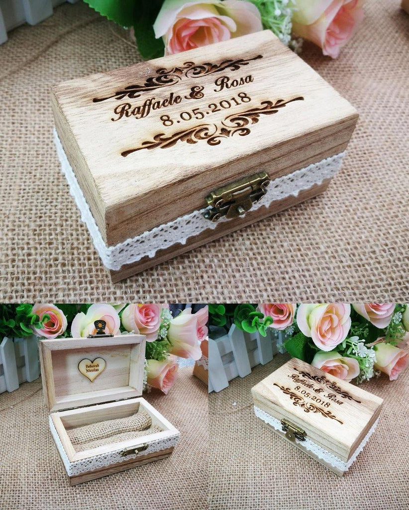 engagement ring holder box