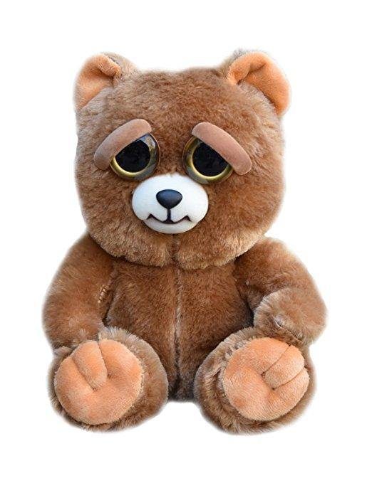 teddy bear with scary face