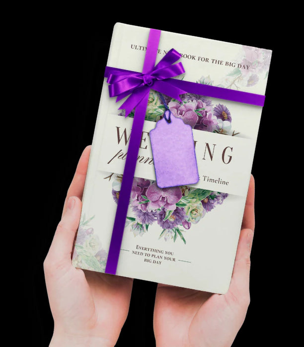 Wedding notebook planner budget organizer, Engagement gifts- Charmerry