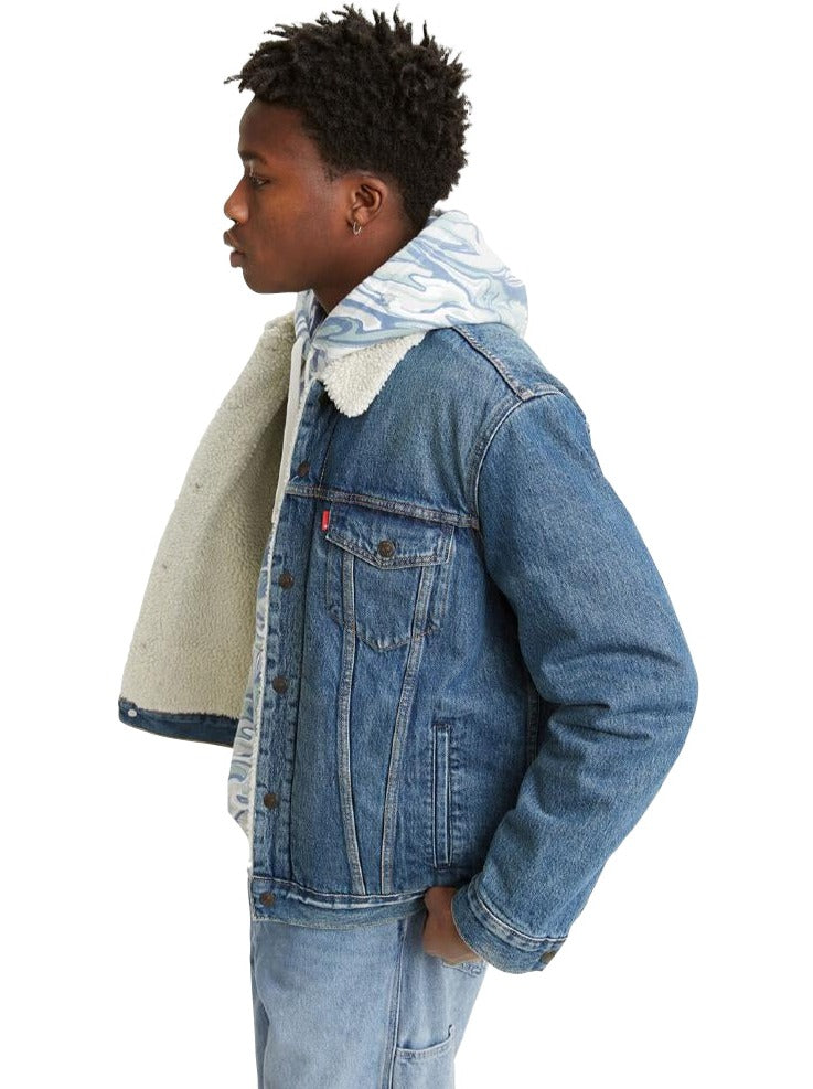 Levi's - Type 3 Sherpa Trucker Jacket - Fable – 88 Jeans