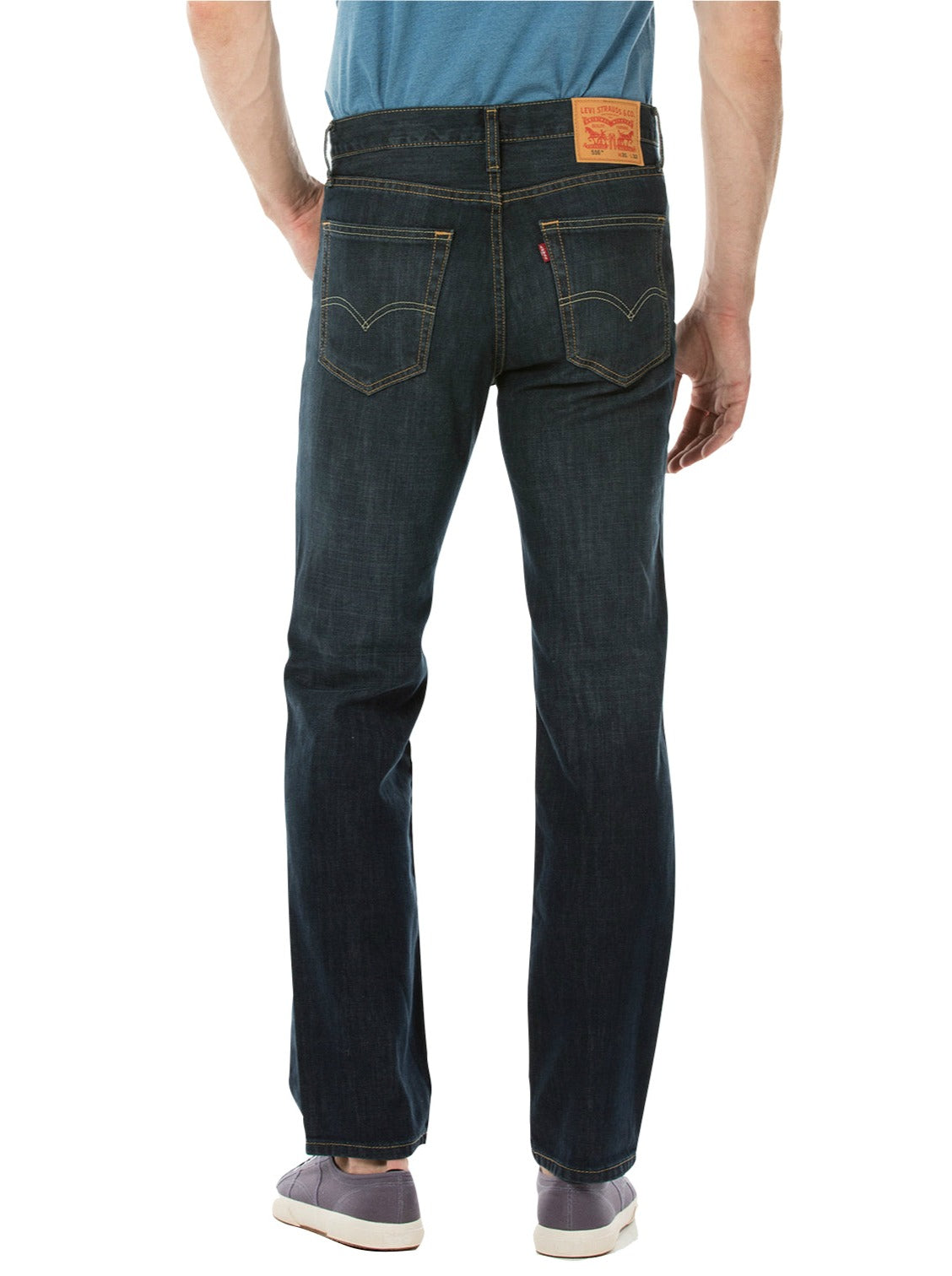 Levi's - 516 Straight Fit Jeans - Dark Petrol | eBay