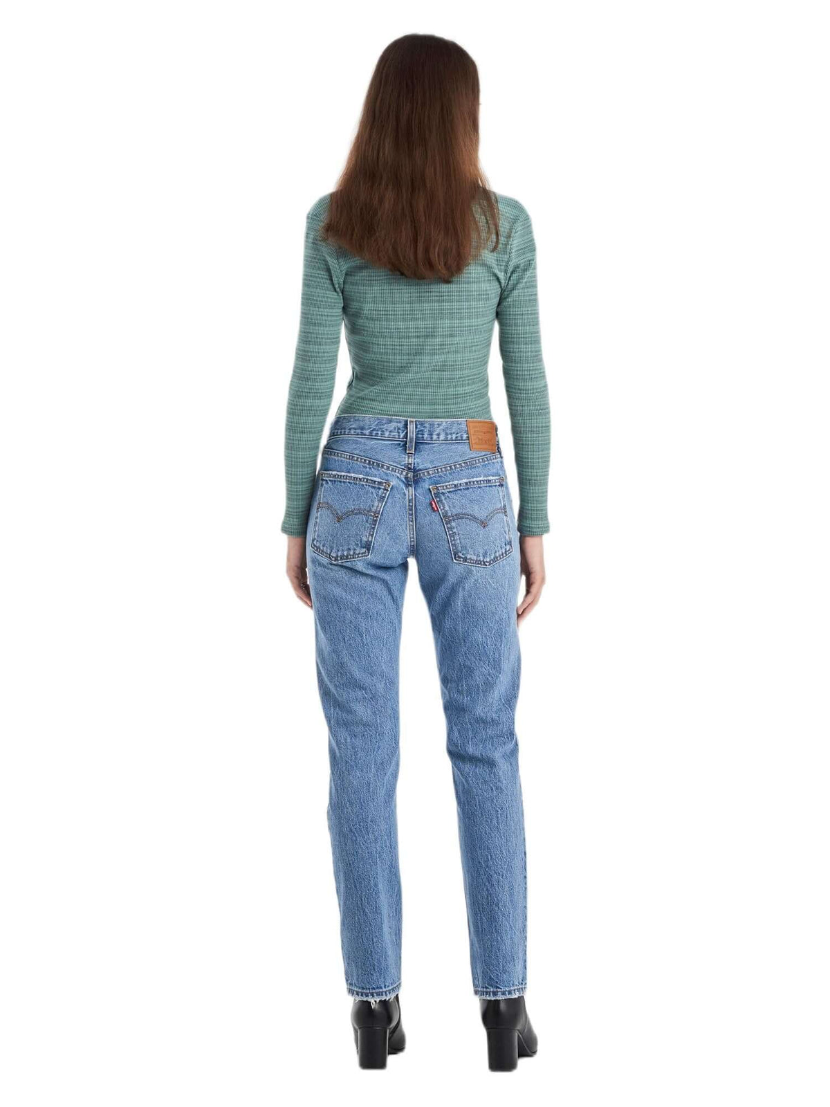 Levi's Curve - 80s Mom Jean in Light Sugar - Light Indigo