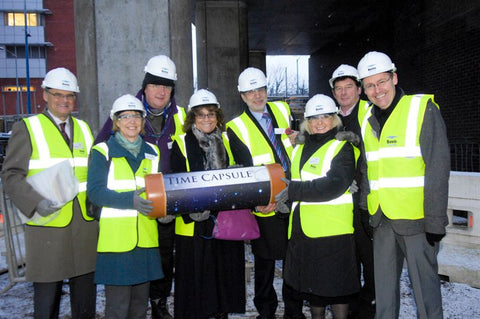 Building contractor Bovis Lend Lease completion Birmingham Ormiston Academy - Time Capsules UK