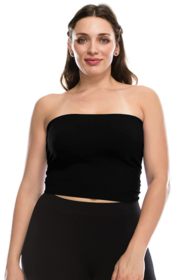 plus size cotton tube tops