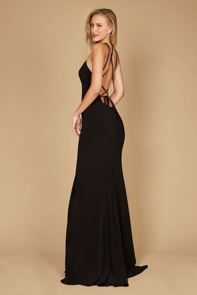 Ball Gown Gold Satin Black Lace Stunning Flower Girl Dress
