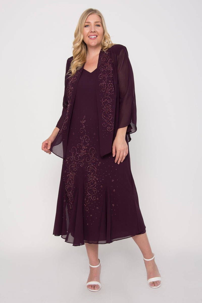 R&M Richards 1875W Long Plus Size Evening Dress for $64.99, – The Dress  Outlet