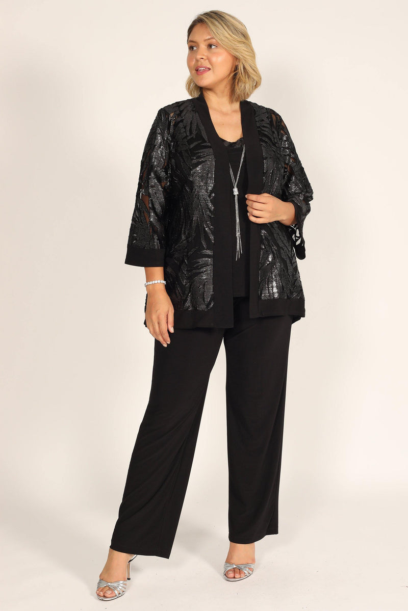 Champagne R&M Richards RM42734W Three Piece Formal Pansuit for $39.99 – The  Dress Outlet