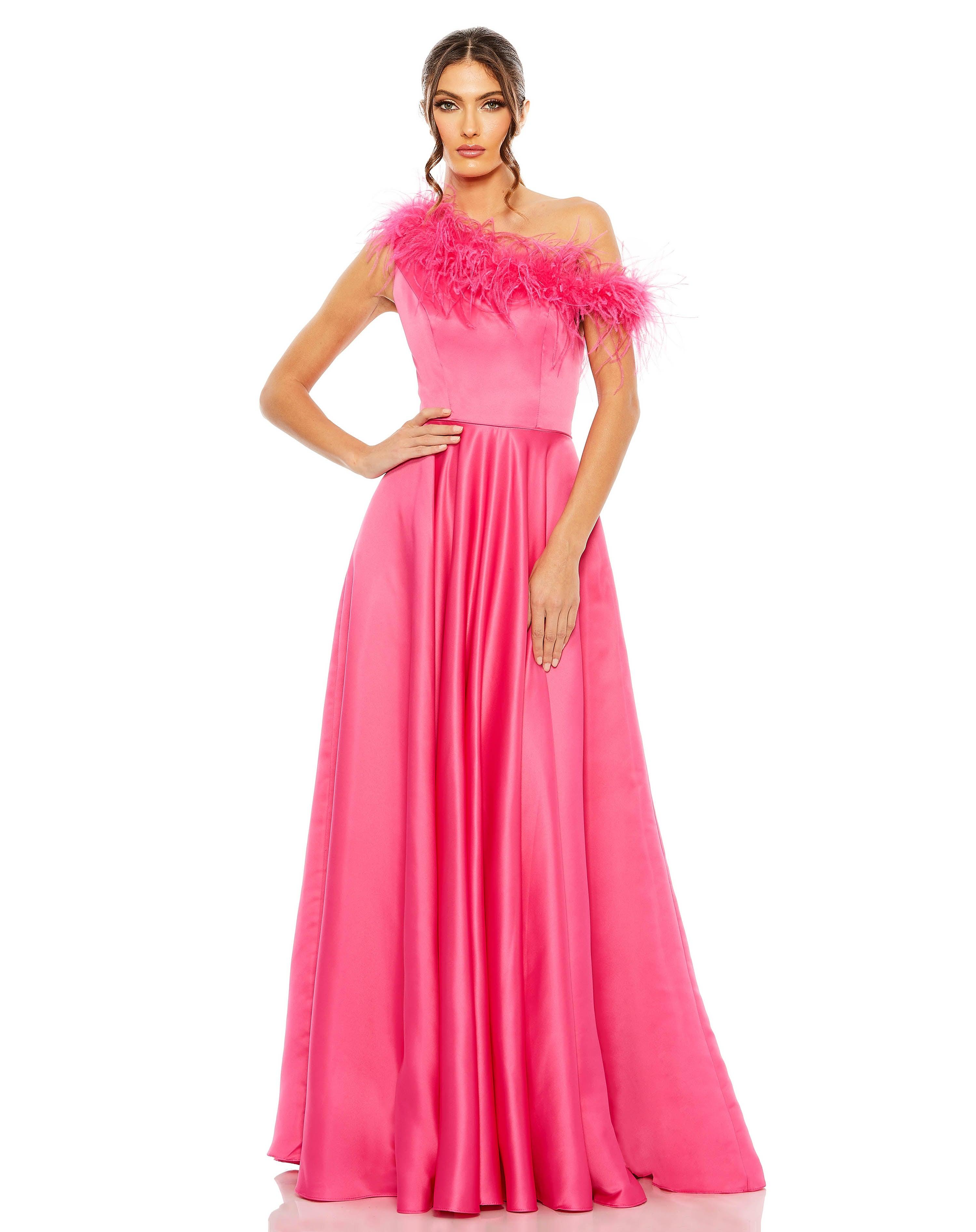 Mac Duggal 11684 Long Formal One Shoulder prom Gown – The Dress Outlet