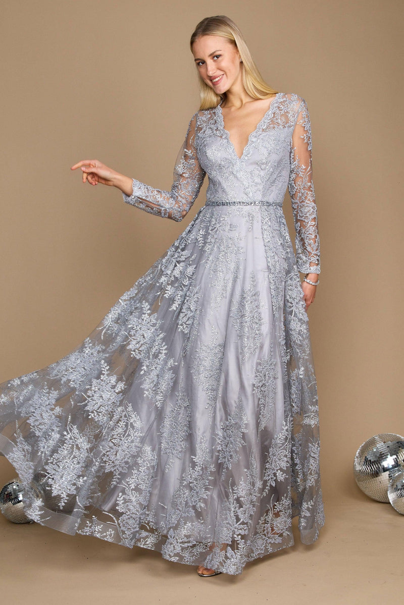 Get Long Sleeve Mother of Bride Dresses here at - The Dress Outlet