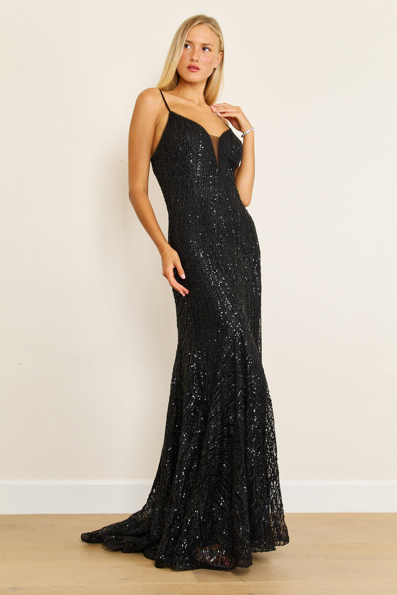 Black Sequin Dress – The Dress Outlet