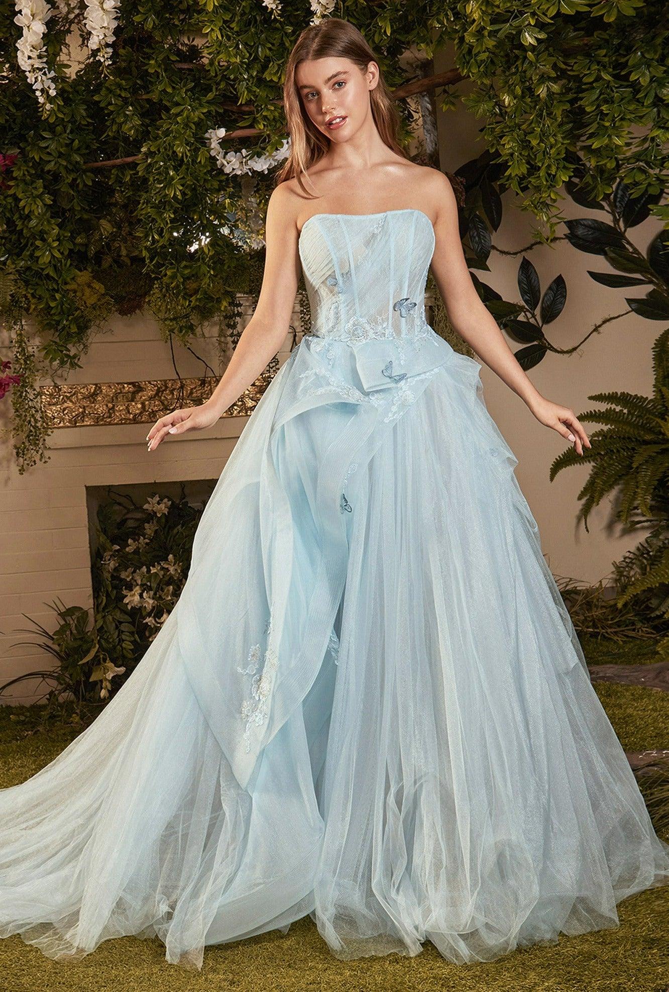 Andrea & Leo A1021 Strapless Tulle Ball Gown – The Dress Outlet