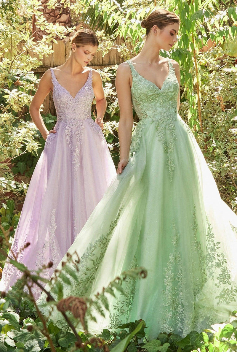 Sage Green Quinceanera Dress — Danielly's Boutique