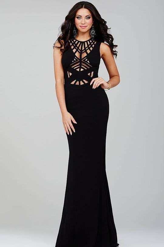 Jovani 21494 Prom Long Sleeveless Formal Dress | The Dress Outlet