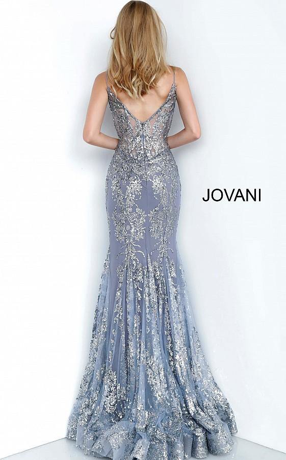 Jovani Prom Long Spaghetti Straps Mermaid Gown 3675 | The Dress Outlet