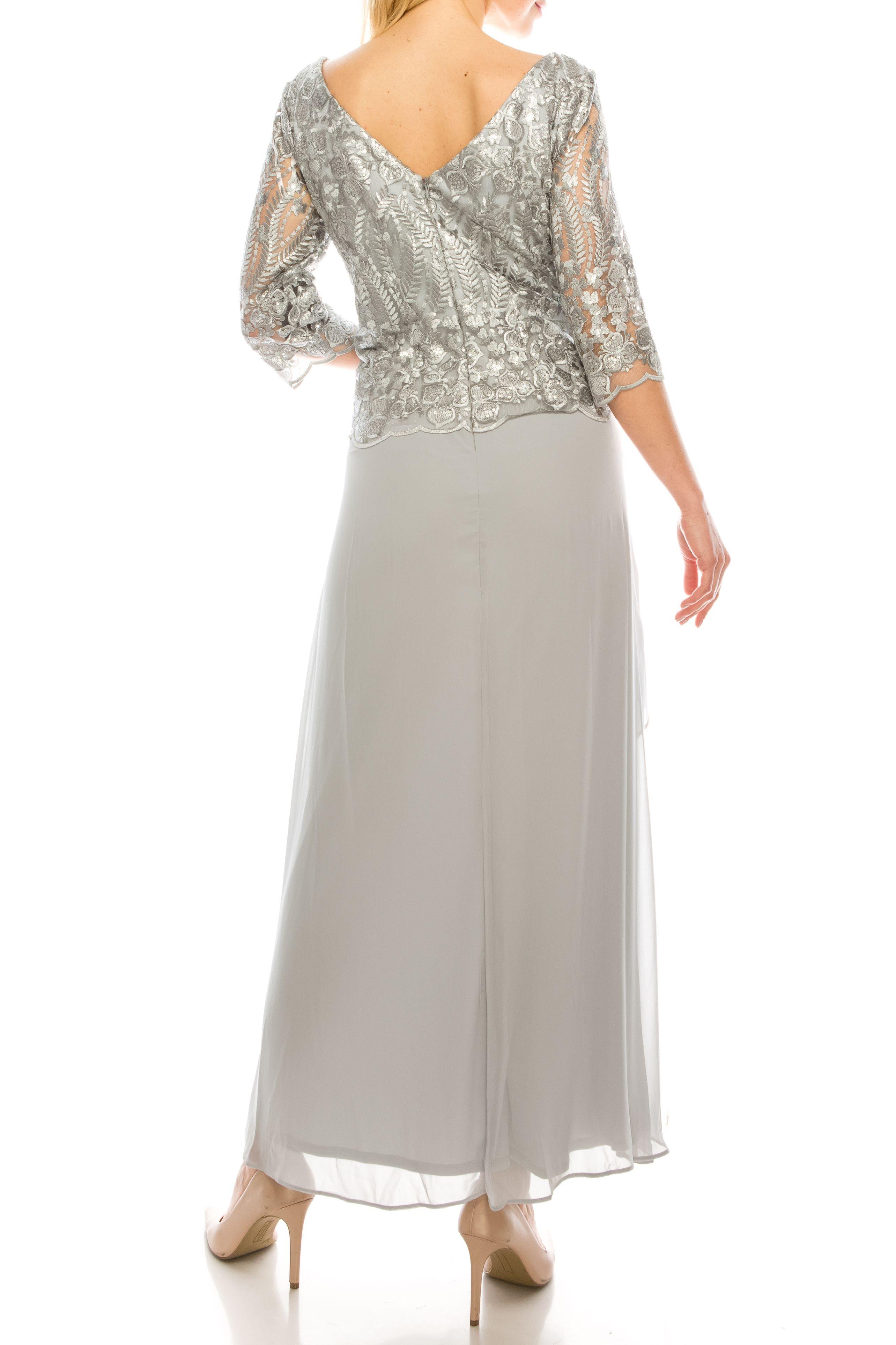 Le Bos Mother of the Bride Long Chiffon Dress 26963 | The Dress Outlet