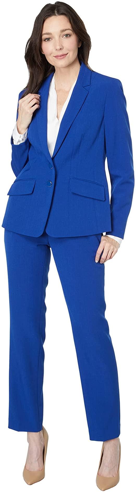 Le Suit Formal Notched Collar Two Piece Pant Suit | The Dress Outlet
