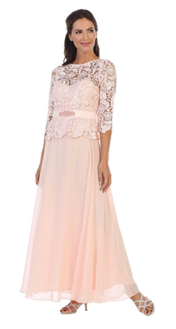 Shop Stylish Blush Mother of The Bride Dresses now! - The Dress Outlet