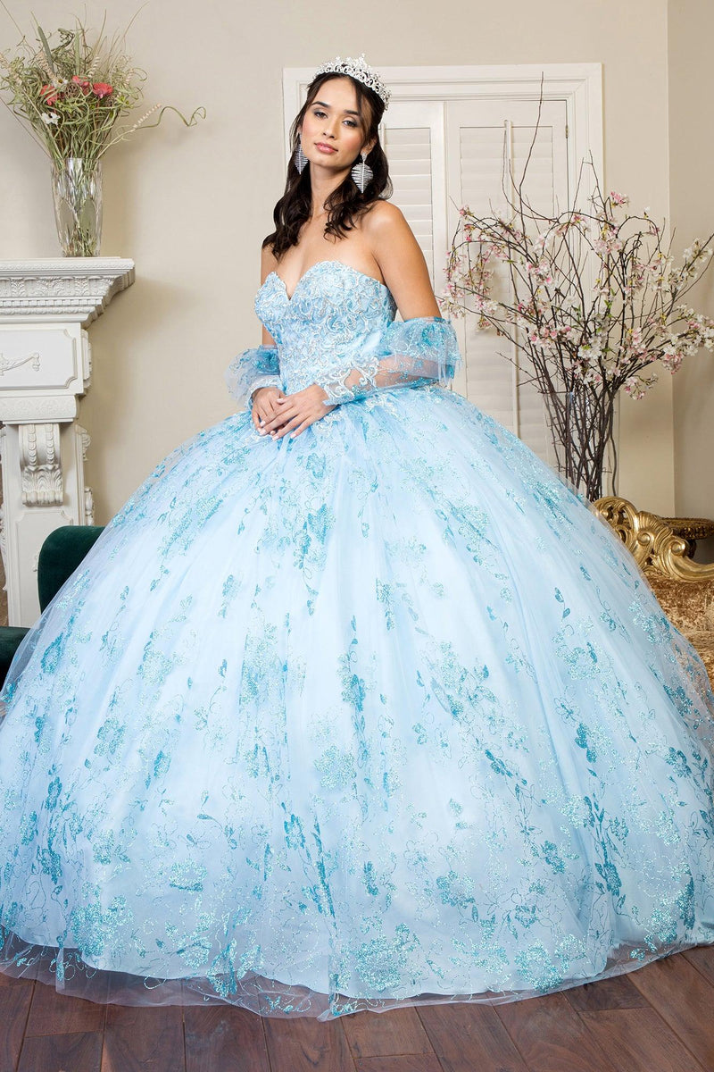 Sky blue color Indo Western gown | Party wear evening gowns, Gowns, Party  wear gowns