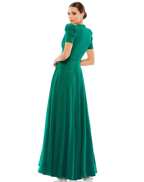 Mac Duggal Long Formal Chiffon Evening Dress 55681 | The Dress Outlet